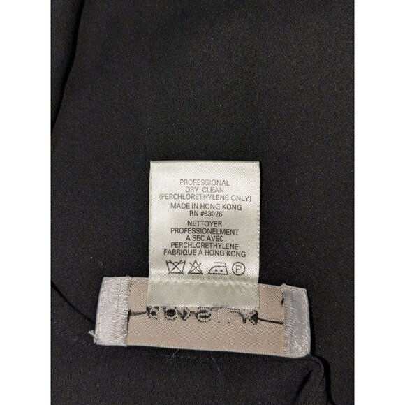 Go>Silk Womens Black Silk Sleeveless V-Neck Blouse Size 3 - Picture 4 of 9